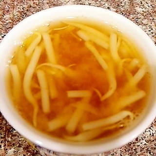 甘栗と黒豆のケチャップお味噌汁